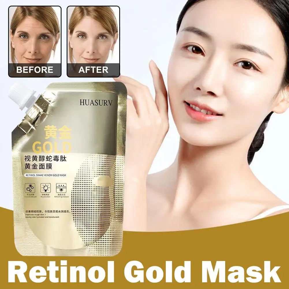 Gold Retinol Snake Venom Peel-Off Mask – Blackhead & Pore Care