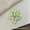 Pink Flower Star Heart Geometric Hair Clip for Women & Girls