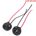 2-Pack 1156 1157 BAY15D Bulb Socket Adapter for Brake Lights
