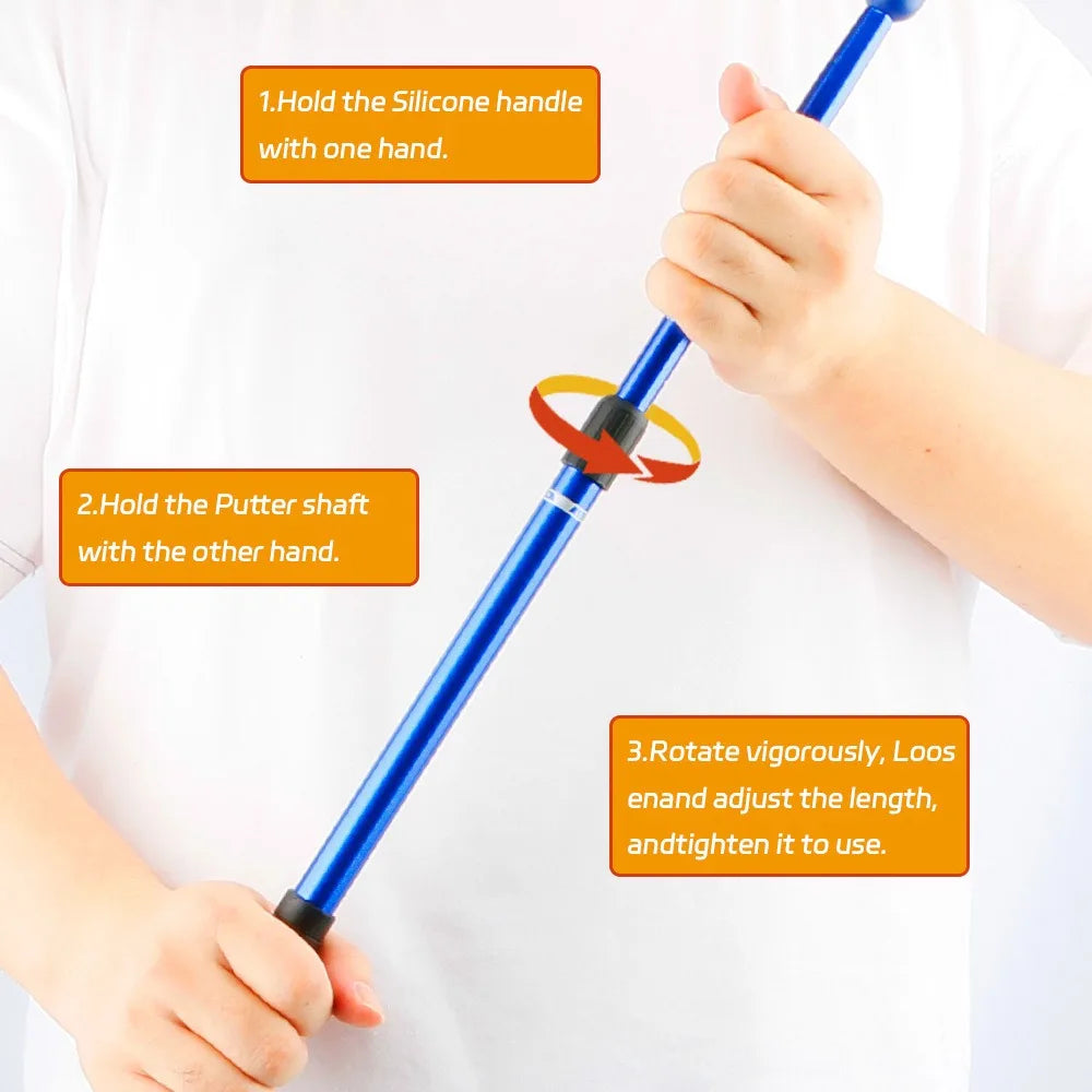 Telescopic Double-Sided Golf Putter – Adjustable for All Ages