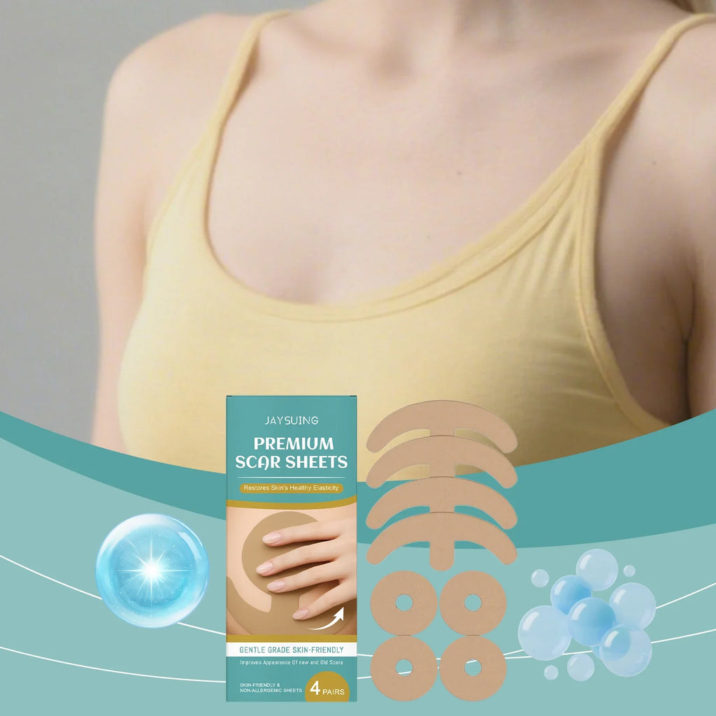 Hyaluronic Acid Chest Patch – Firm, Hydrate & Fade Marks | 4 Pairs