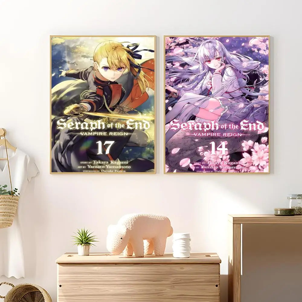 Seraph of the End Anime Poster – HD Waterproof Wall Stickers