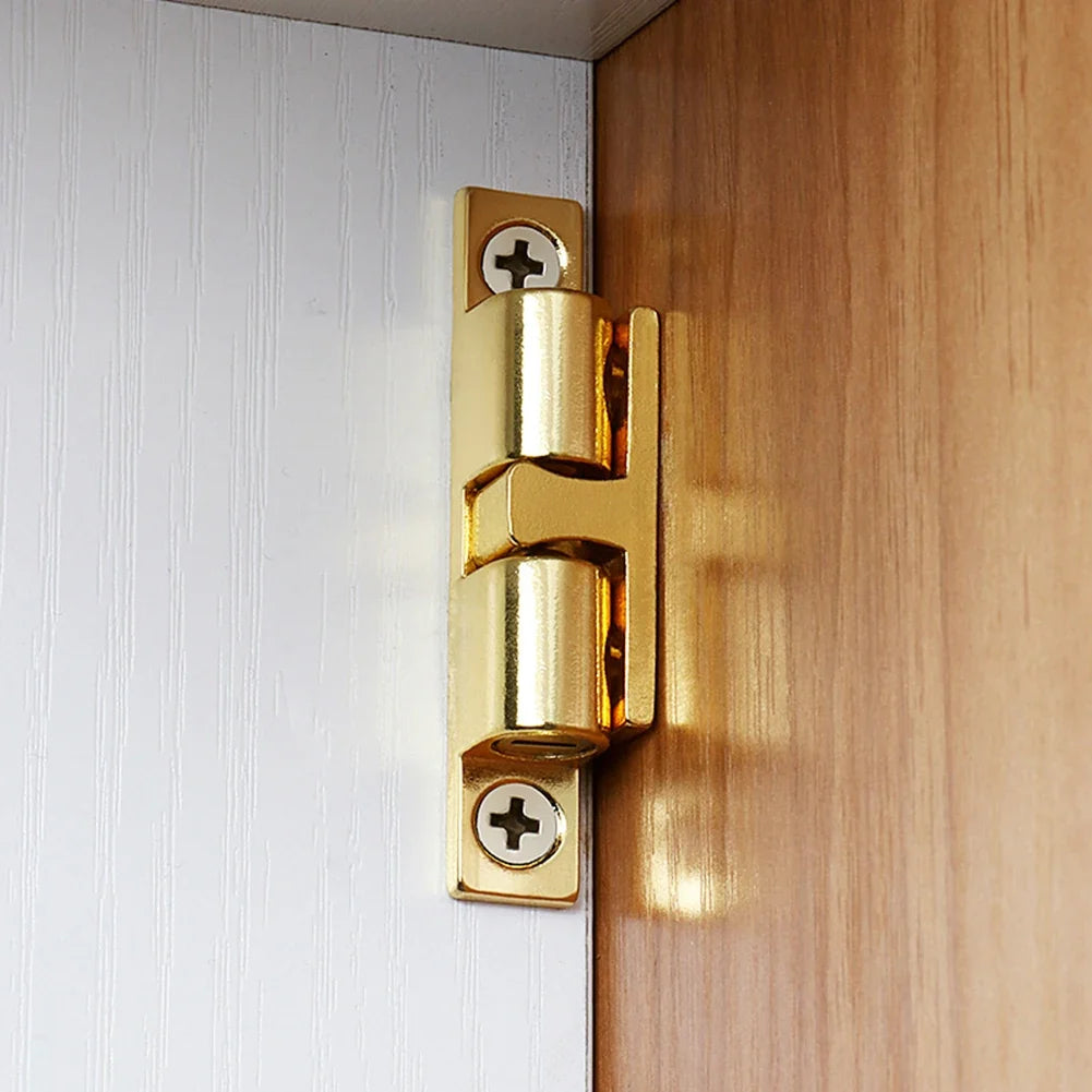 4 Zinc Alloy Cabinet Door Hinge Large Adjustable Brass Buckle