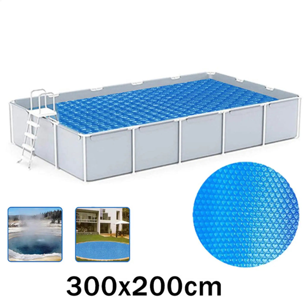 Solar Pool Cover – PE Bubble Film Heat Insulating Pool Cover