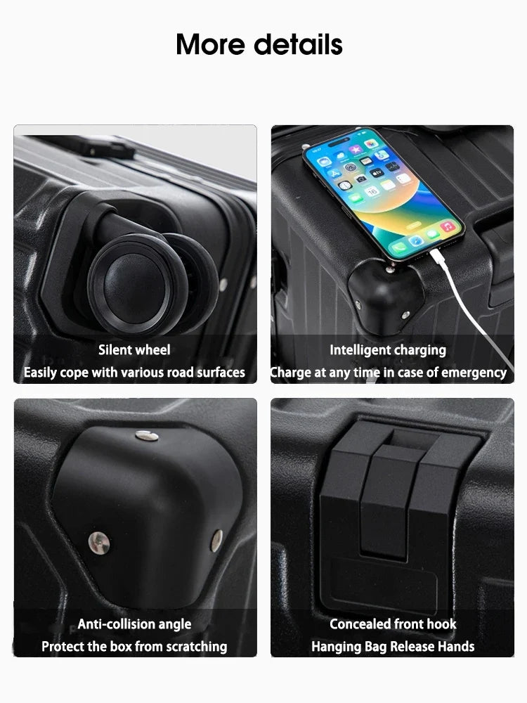 Hard Shell Spinner Suitcase | 20–30 Inch Rolling Travel Luggage