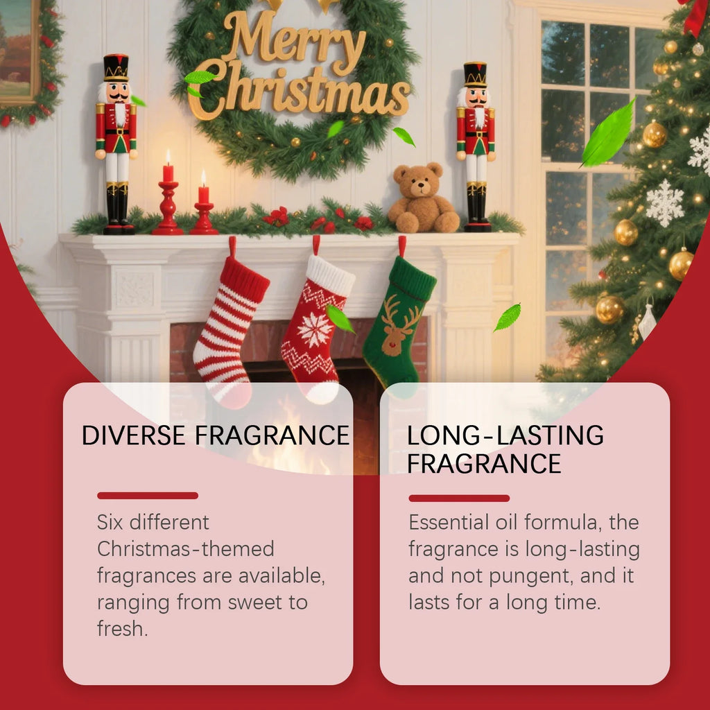 Christmas Essential Oil Set – 6 Festive Holiday Scents 6x10ml
