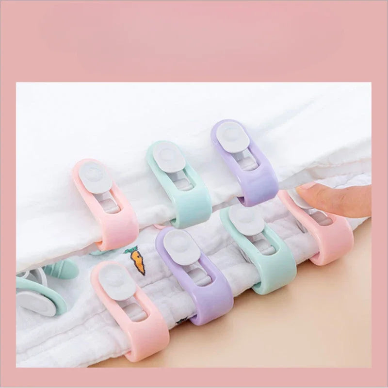 Anti-Slip Quilt & Bed Sheet Clips | Heavy-Duty Clothespins
