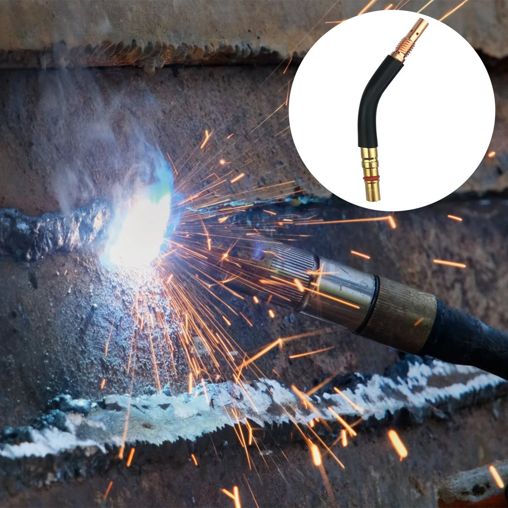 Welding Gun Pipe Bending Adapter – Internal Screw Curved Rod