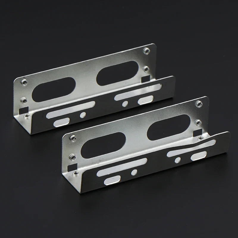 3.5" to 5.25" Drive Bay Bracket for HDD, SSD & M.2 – 2 Pack