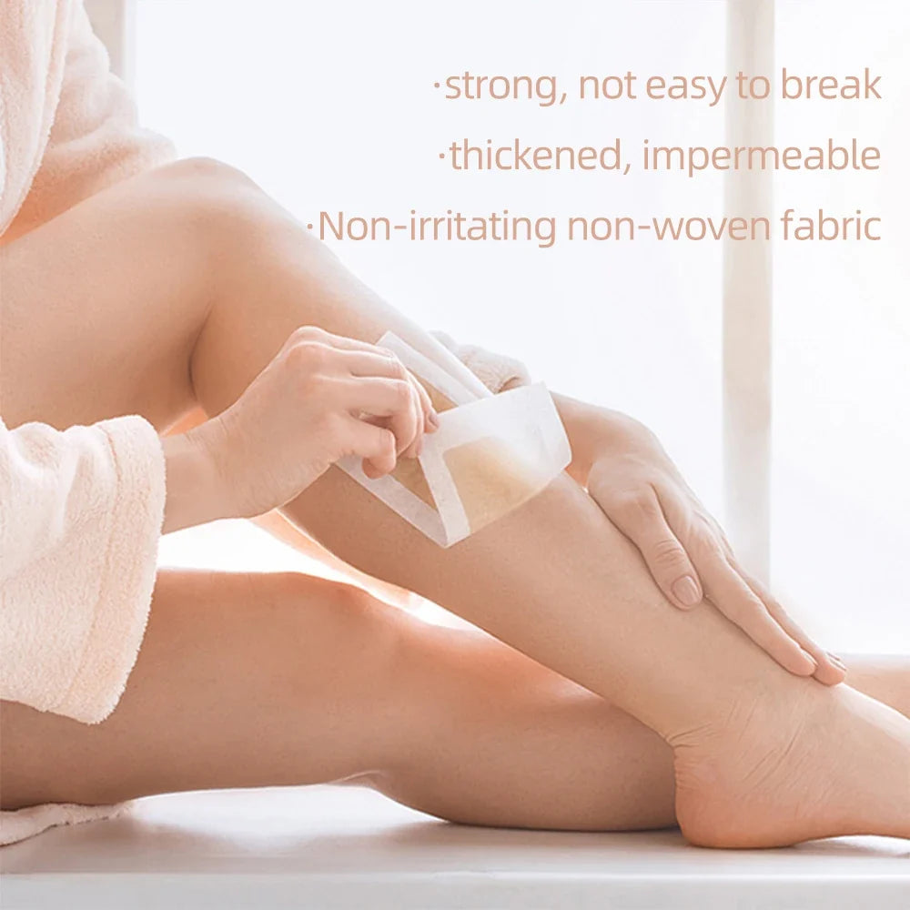 Alileader 100 Non-Woven Wax Strips – Body, Face & Bikini