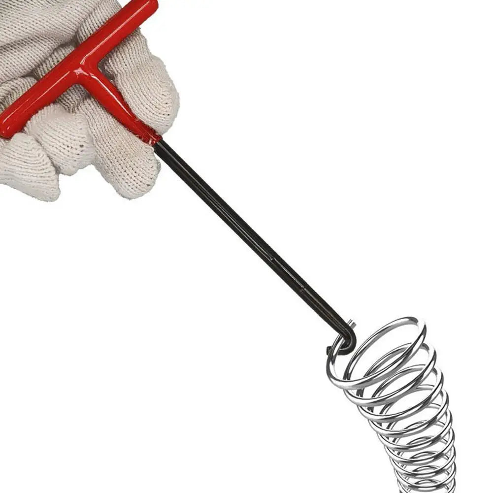 T-handle Exhaust Spring Hook Motorcycle Pipe Puller Tool Heavy Duty