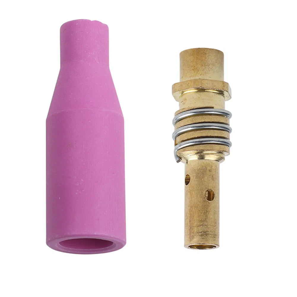7-Piece 15AK MIG Welding Torch Kit – 0.8mm Tips & Ceramic Nozzle