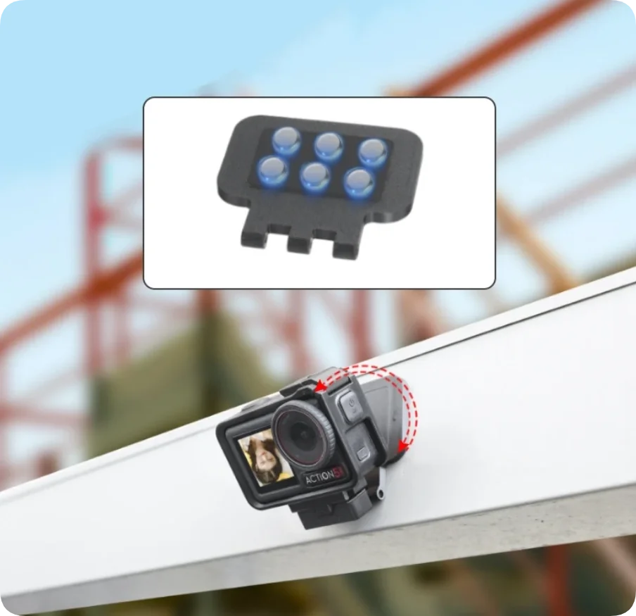 Magnetic Mount Bracket for DJI Osmo Action 5 Pro 4 3 | Desktop