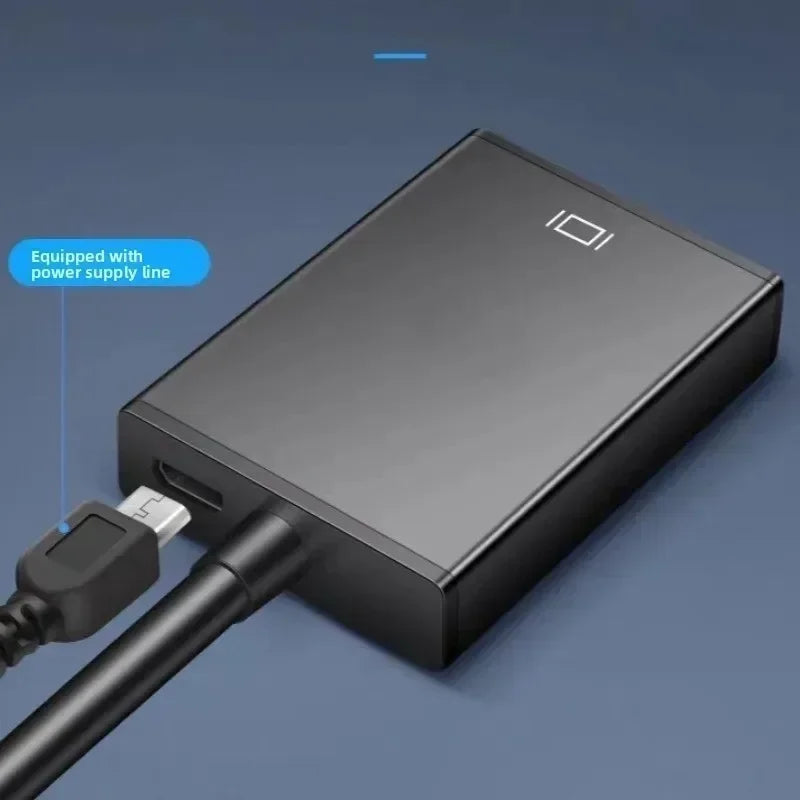 VGA to HDMI Adapter Cable with Audio – Full HD 1080p