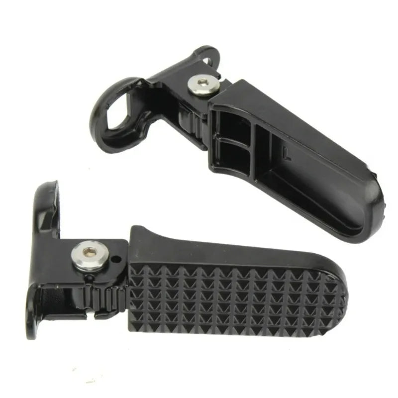 Aluminum Alloy Foldable Non-Slip Rear Foot Pegs – Bike & Moto