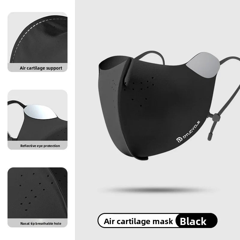 Ice Silk Cycling Face Mask UPF50+ UV Protection Men Women