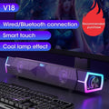 NOCCLILI RGB Soundbar – Bluetooth 5.0 PC Speaker for Laptop & TV
