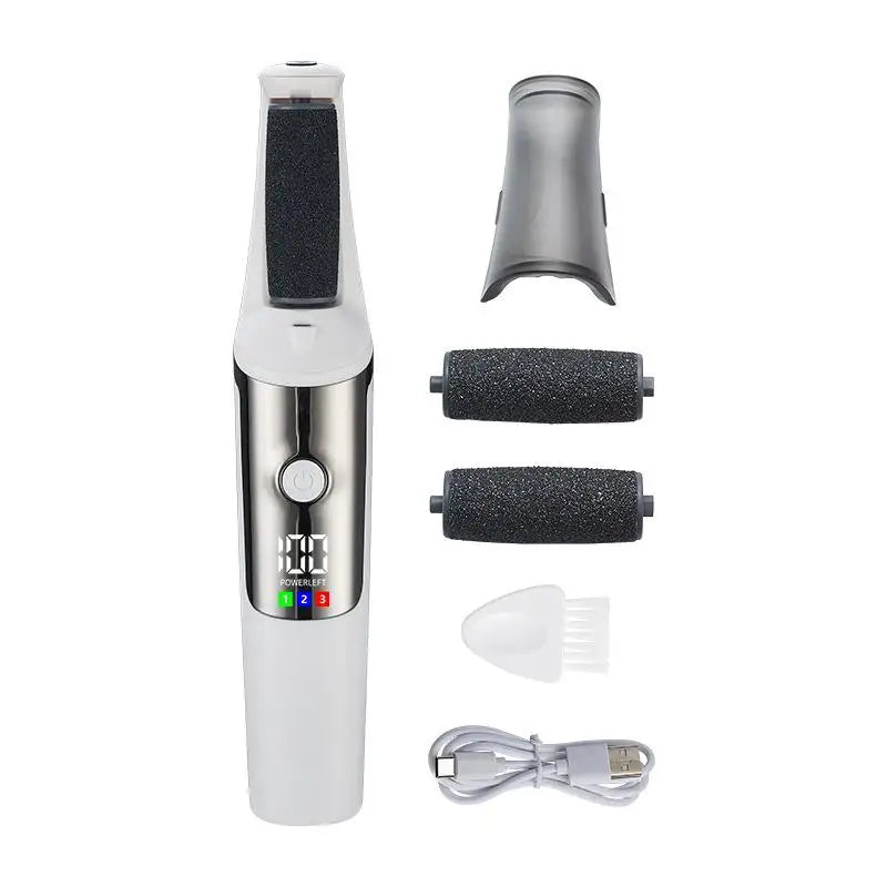 Electric Foot Callus Remover – Rechargeable Portable Foot File Kit
