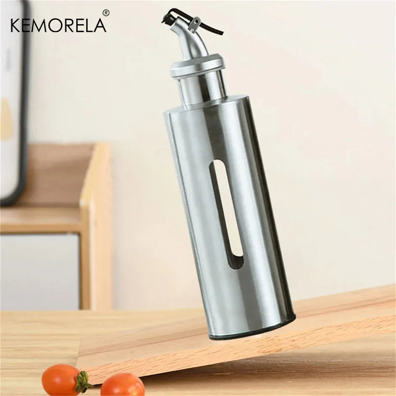 KEMORELA Stainless Steel Oil & Vinegar Dispenser Bottle