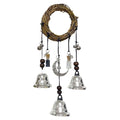 Witch Bells Door Hanger | Handmade Wiccan Wind Chime Wreath
