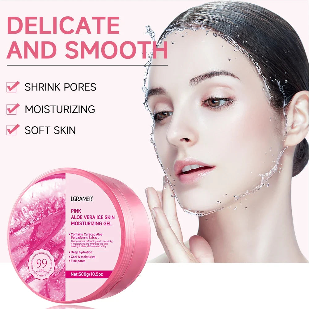 REAROYA Aloe Vera Gel Cream – Acne, Moisturizer & Sun Repair