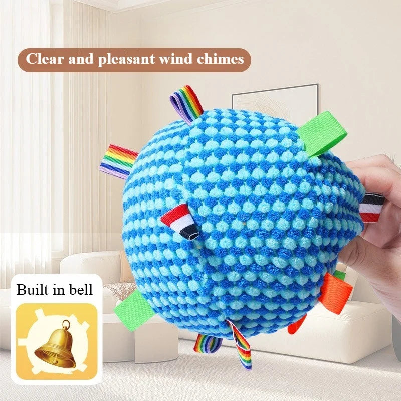 Interactive Dog Training Ball with Bell – Fetch Toy for Dogs