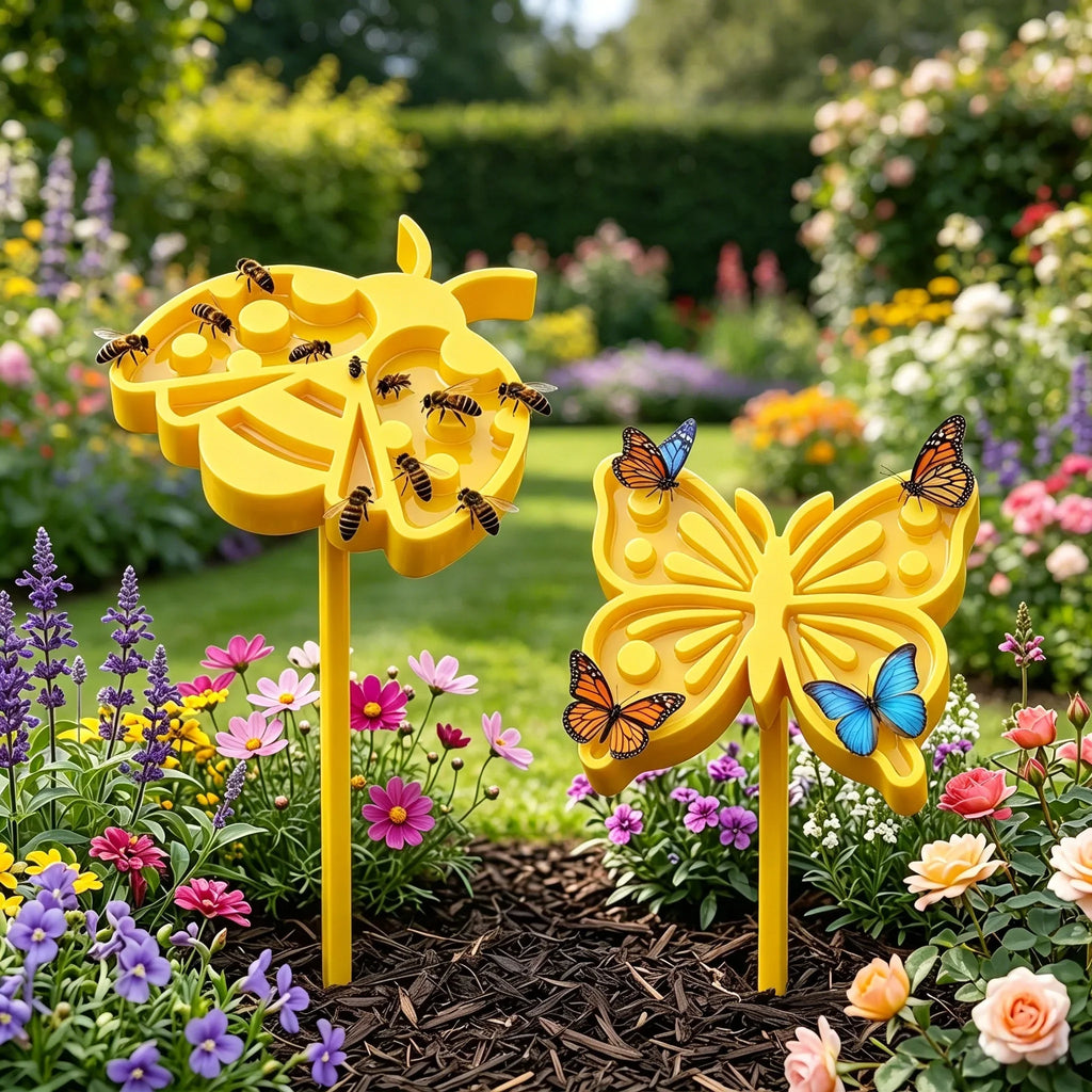 Bee & Butterfly Water Feeder | Garden Stake Drinking Station