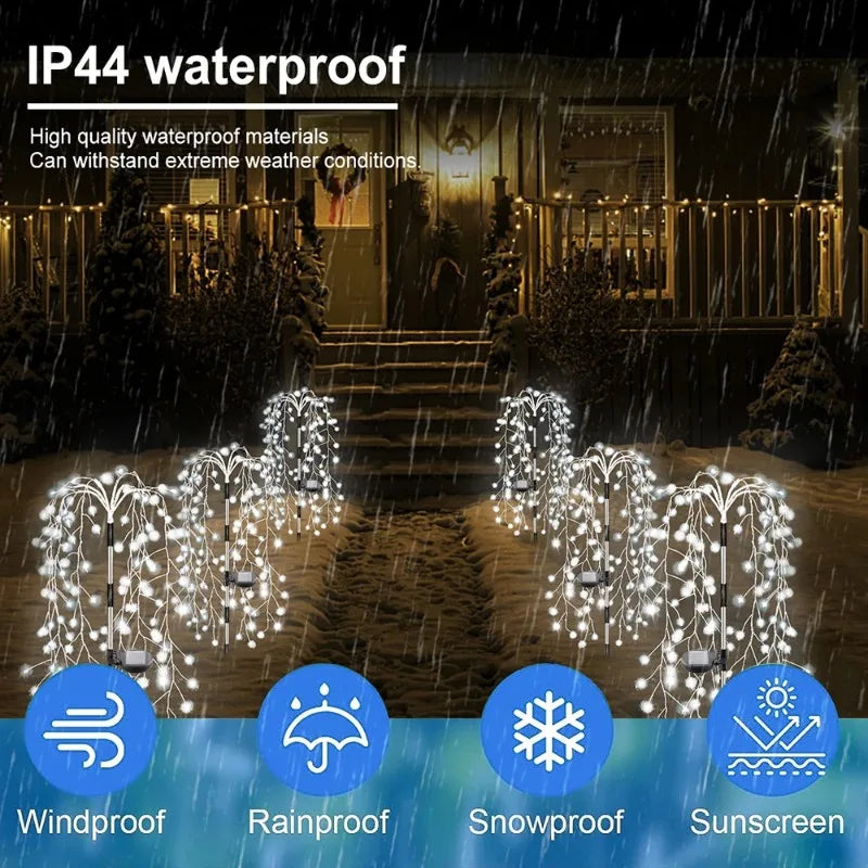 Solar Firecracker Garden Lights – Waterproof Outdoor Path Decor