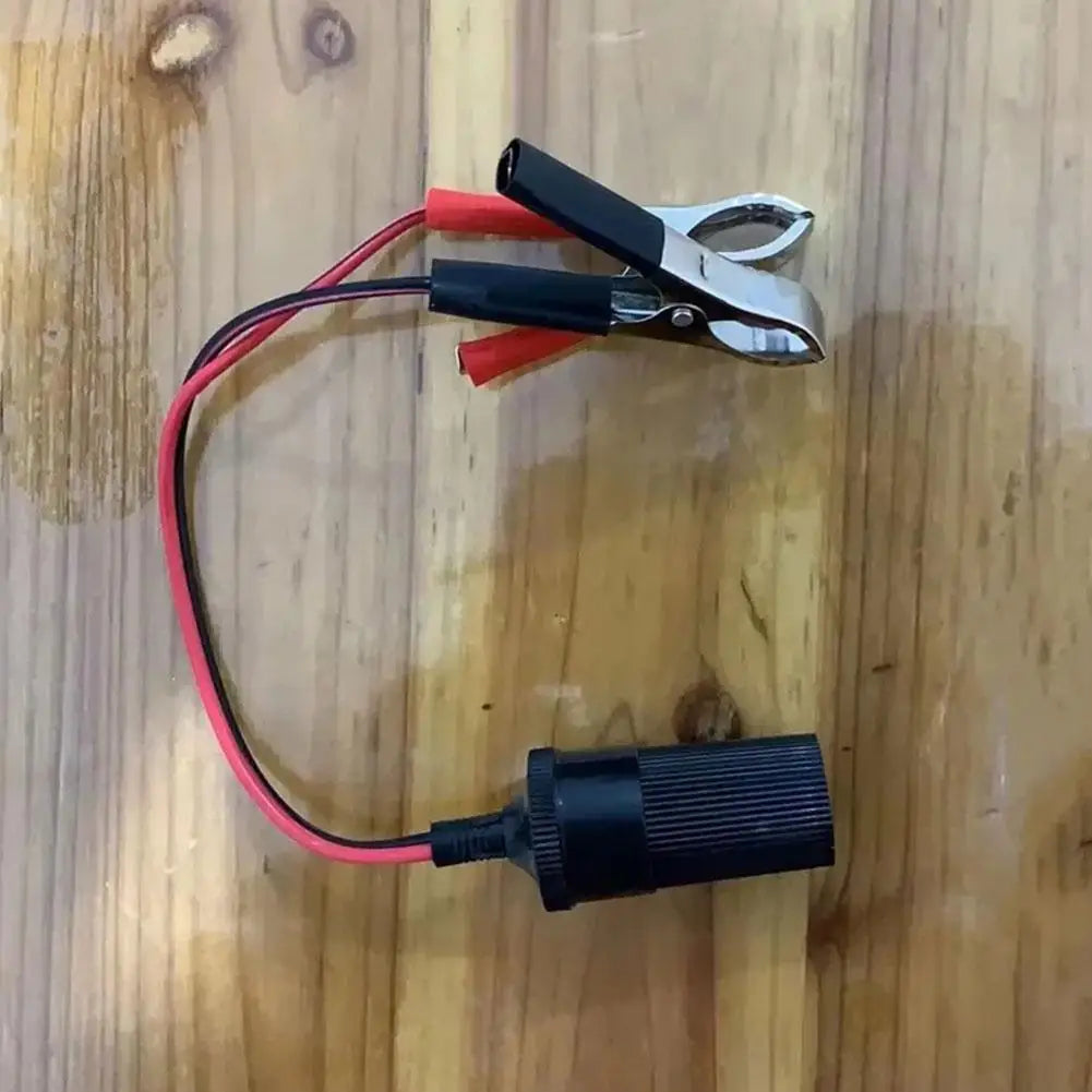 Car Cigarette Lighter Extension Cord Adapter Socket Charger Crocodile