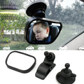 360° Baby Car Mirror – Clip & Suction Mount Wide Angle View