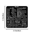 Windows Mac OS Shortcuts Laptop Office Software Waterproof Stickers