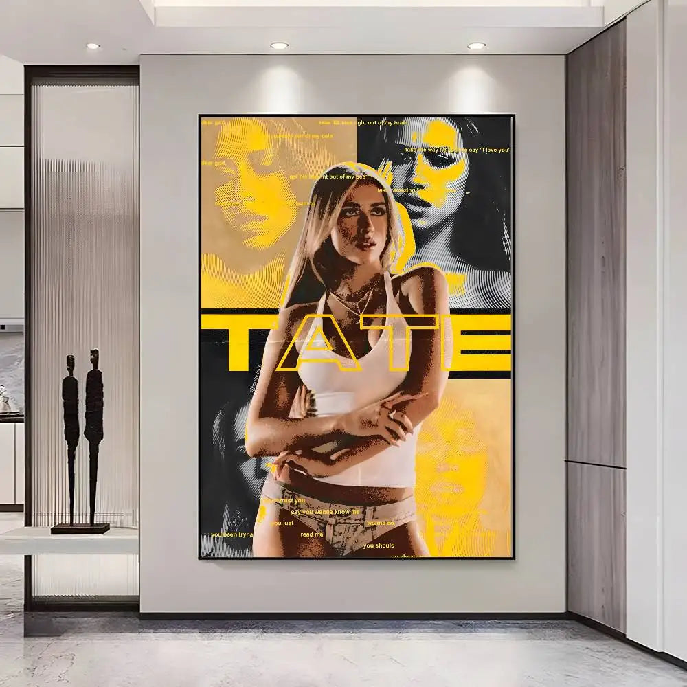 Tate McRae HD Poster – Self-Adhesive Waterproof Wall Art