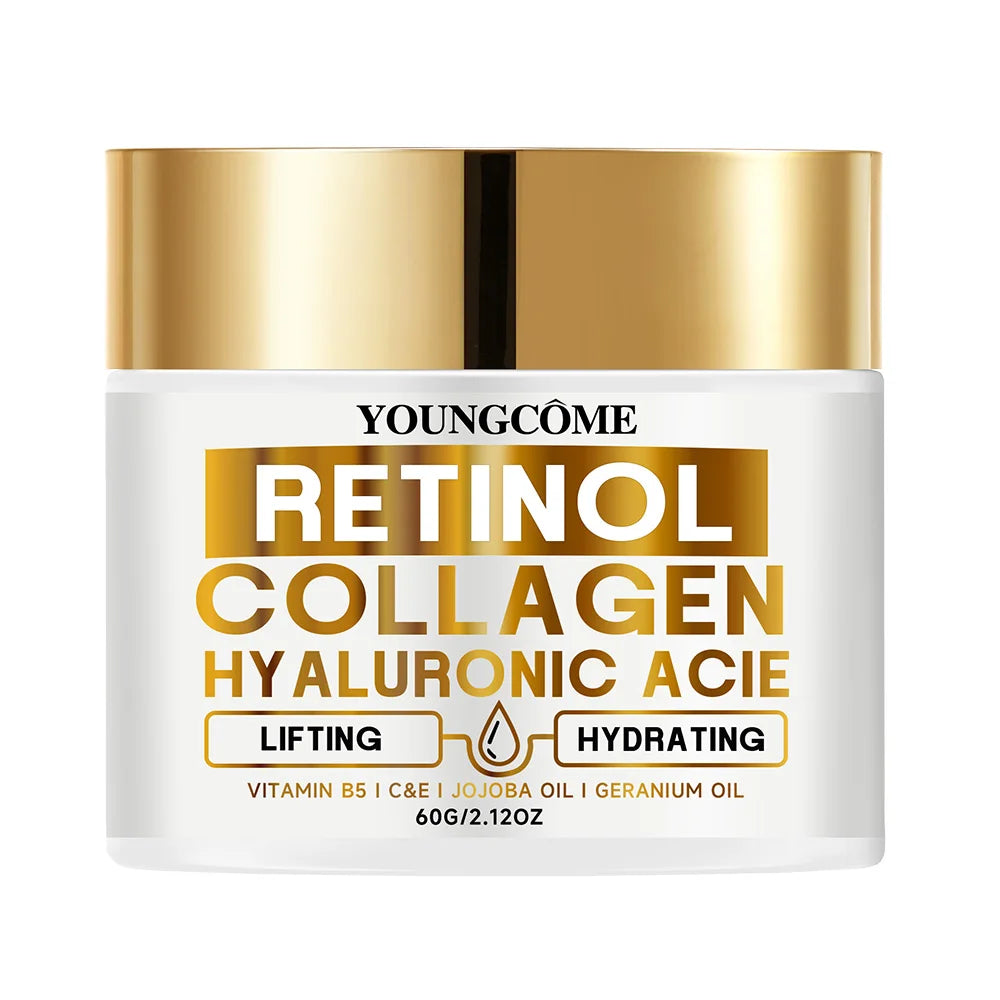 YOUNGCOME Retinol Face Cream – Collagen & Hyaluronic Acid