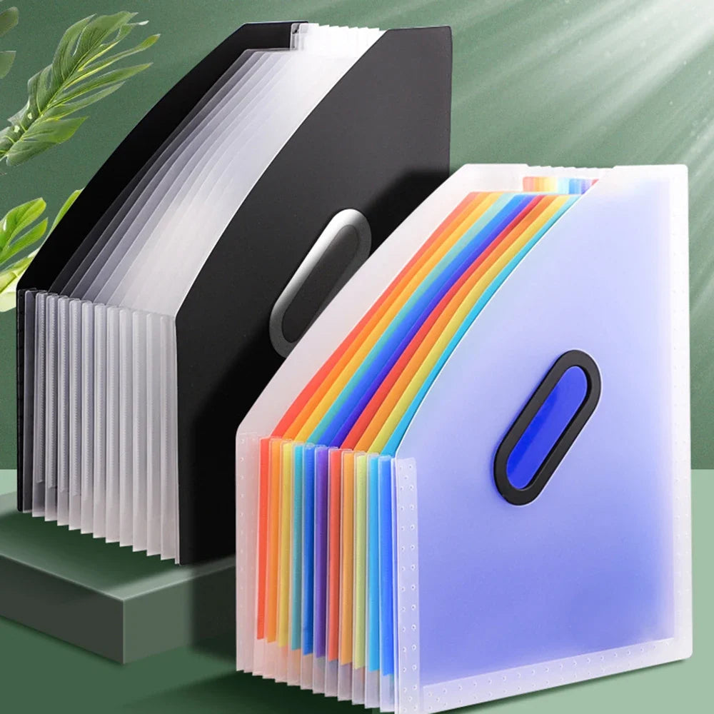 Expandable Vertical File Folder | Multi-Layer Paper Organizer