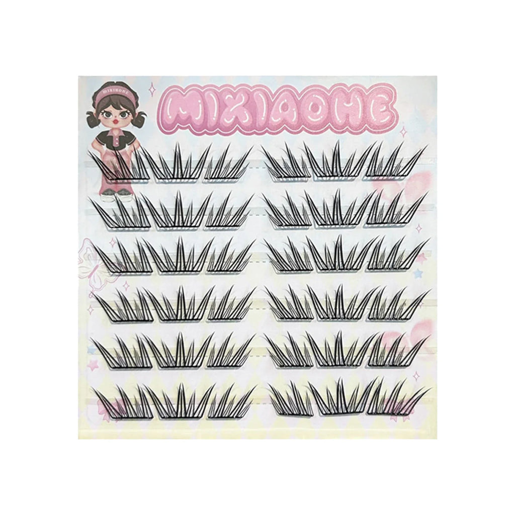 C Curl 11-12mm Fluffy Cluster False Eyelashes | 3D Lash Extensions