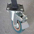 3 & 4 Inch Silent Industrial Caster Wheels with Brake | Universal