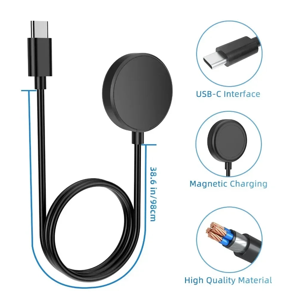 Samsung Galaxy Watch 4 5 6 7 8 USB-C Replacement Charger