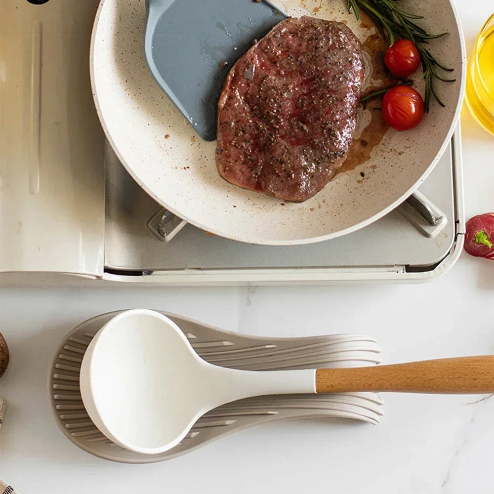 1 Silicone Insulated Spoon Holder Heat Resistant Placemat Cutlery