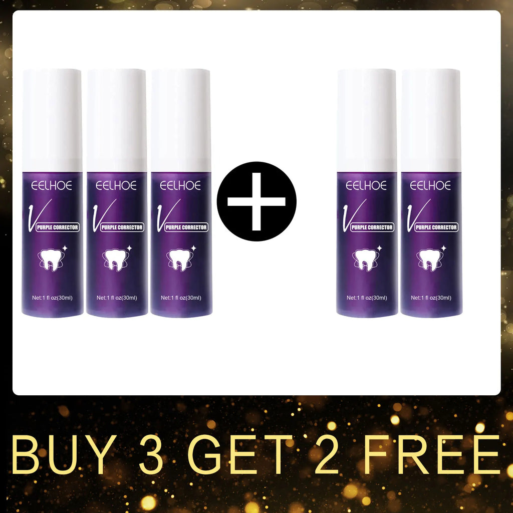 EELHOE Purple Whitening Toothpaste – Color Correcting 30ml