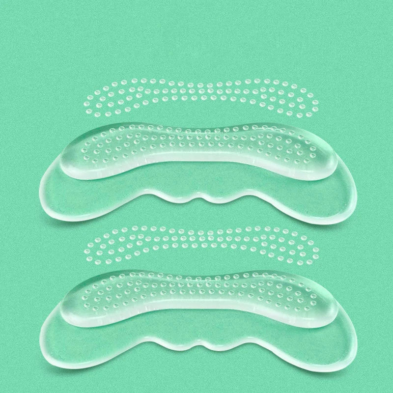 Silicone Gel Heel Insoles for Women – Anti-Slip Pain Relief