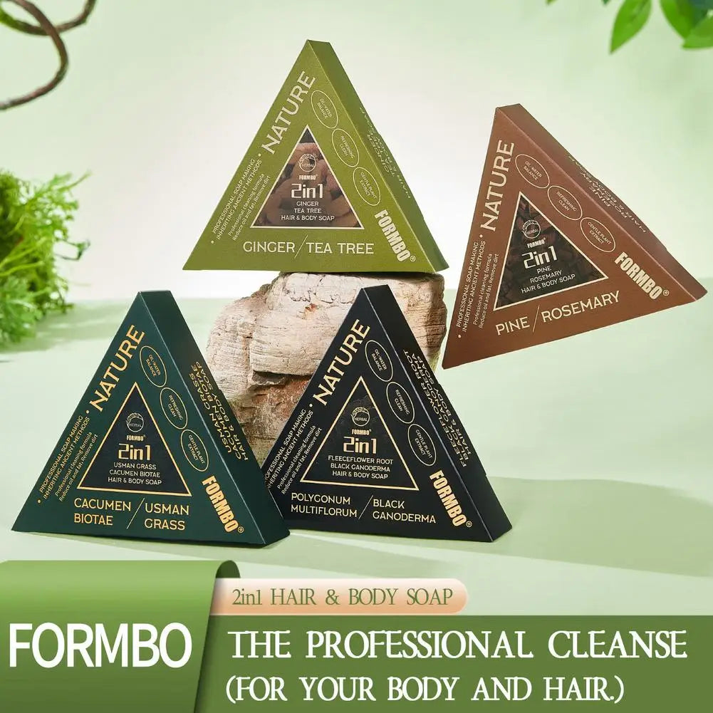 Herbal Shampoo Soap Bar – Platycladus & Grass Root Strengthening