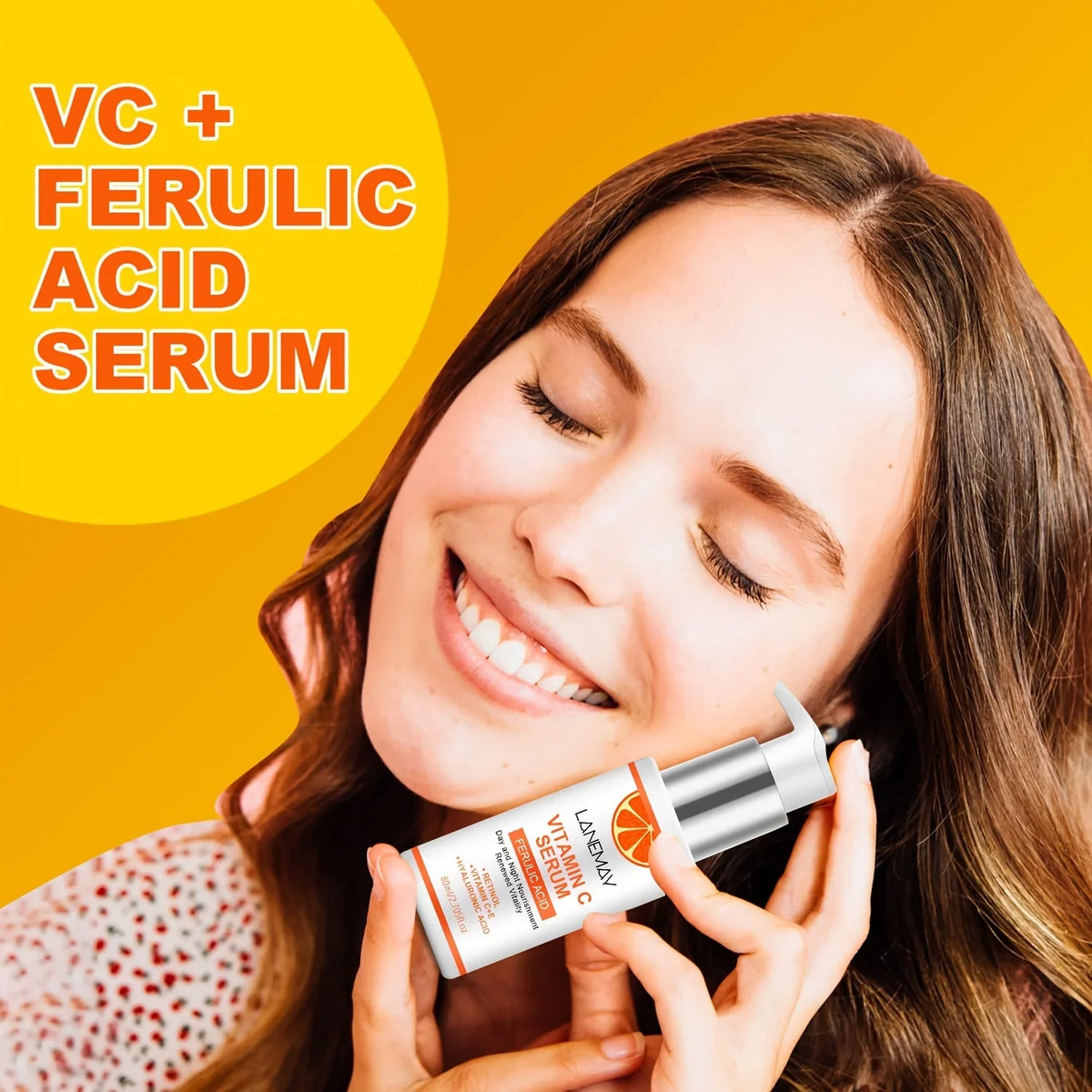 Vitamin C Serum with Ferulic Acid & Hyaluronic Acid – 80ml