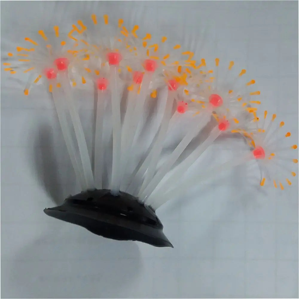 Silicone Glowing Artificial Fish Tank Aquarium Coral Plants Ornament