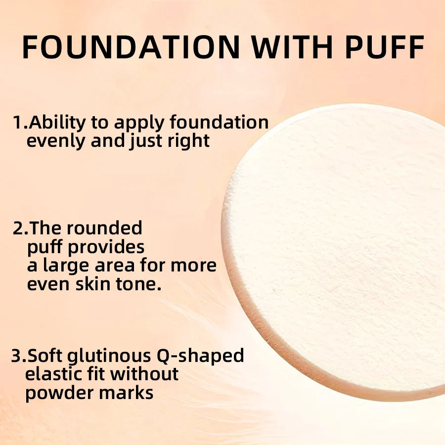 KAFURUX High Coverage Foundation Concealer Cream – 9 Shades