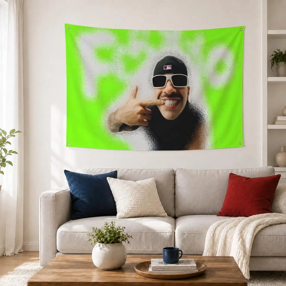 Feid Ferxxo Fan Flag – Wall Art & Concert Banner | 6 Sizes
