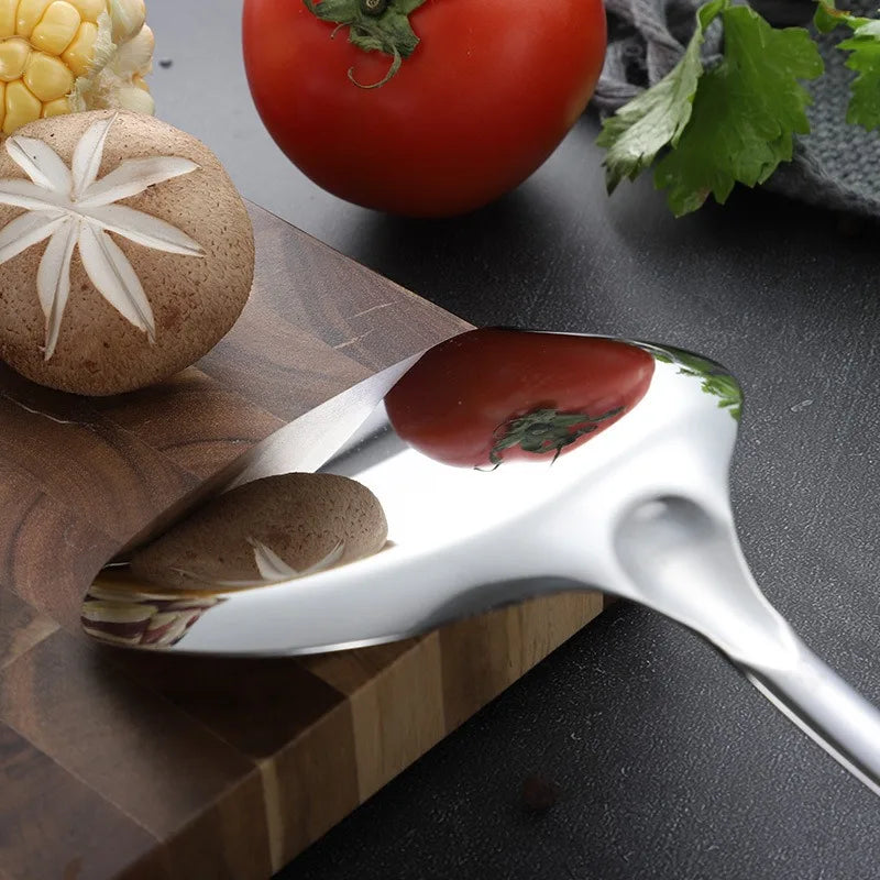6-Piece Wooden Handle Stainless Steel Kitchen Utensil Set