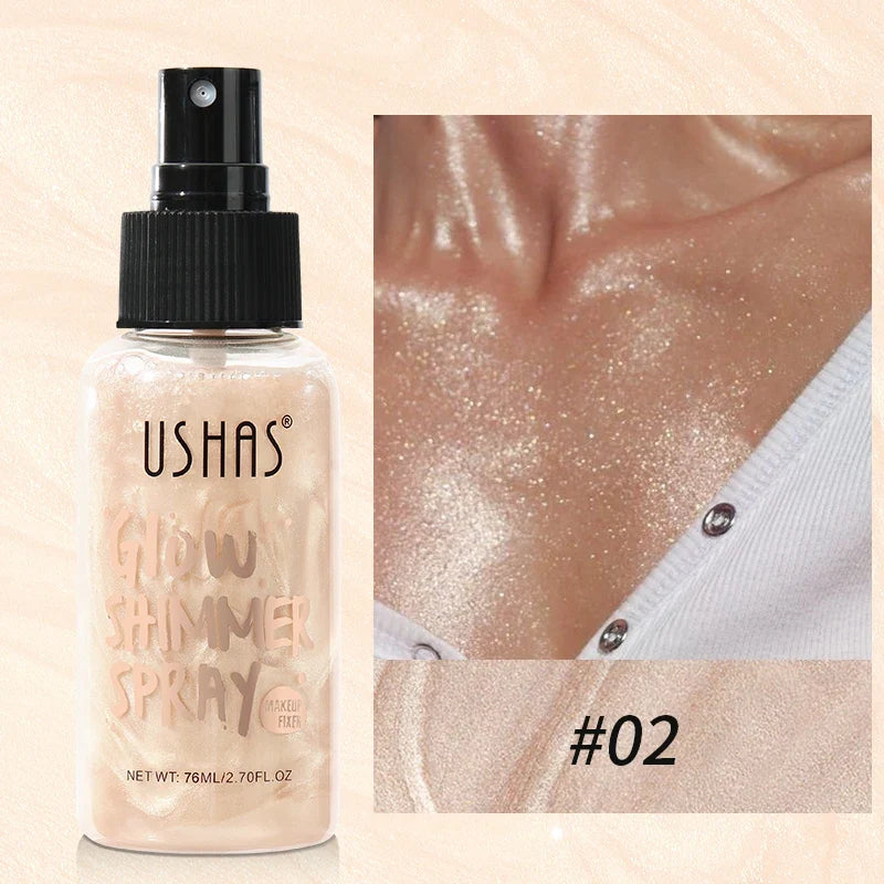 USHAS 4-Color Liquid Body Highlighter – Illuminating Contour