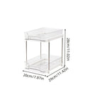 2 Tier Under Sink Organizer Sliding Cabinet Basket Drawer Storage