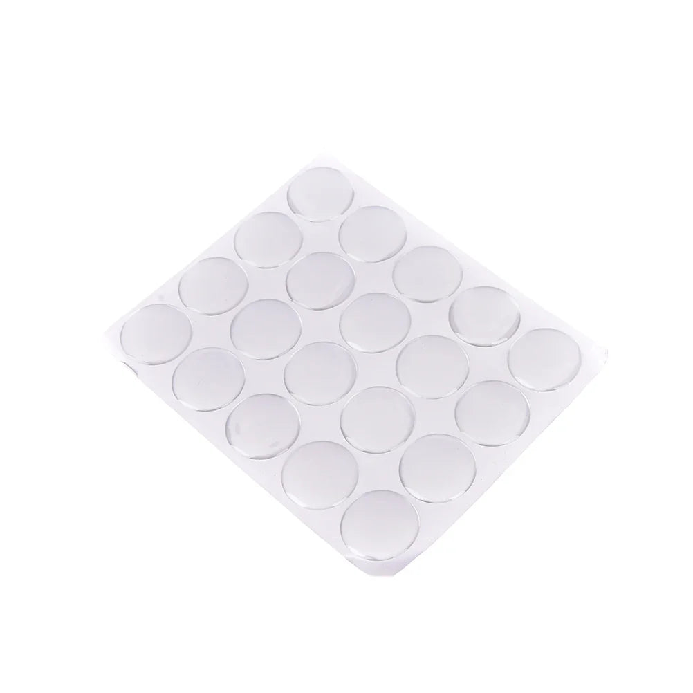 100PCS 1" Round Clear Epoxy Dome Stickers – 3D Bottle Cap Circles