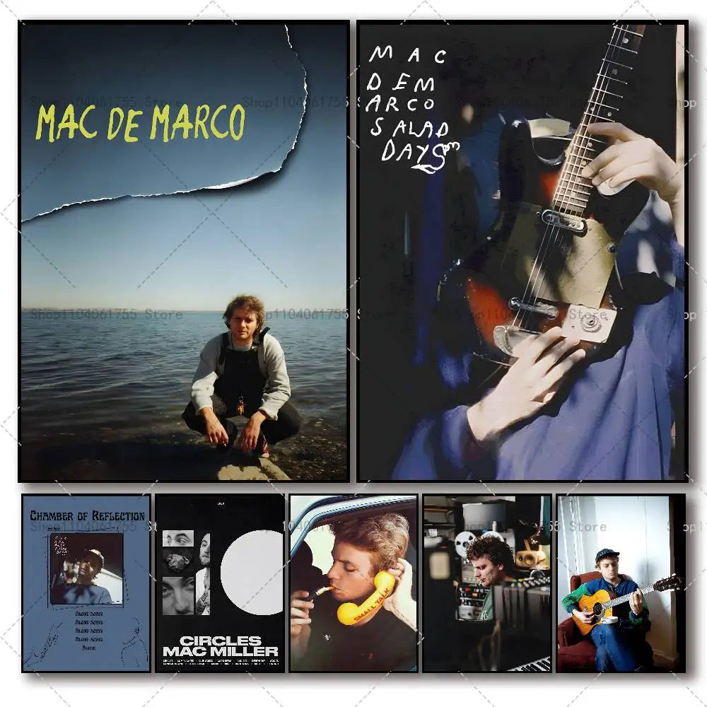 Mac DeMarco Poster – Self-Adhesive Wall Art Color Print